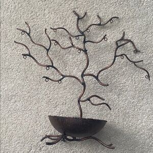 Decorative Metal Tree Jewelry Holder